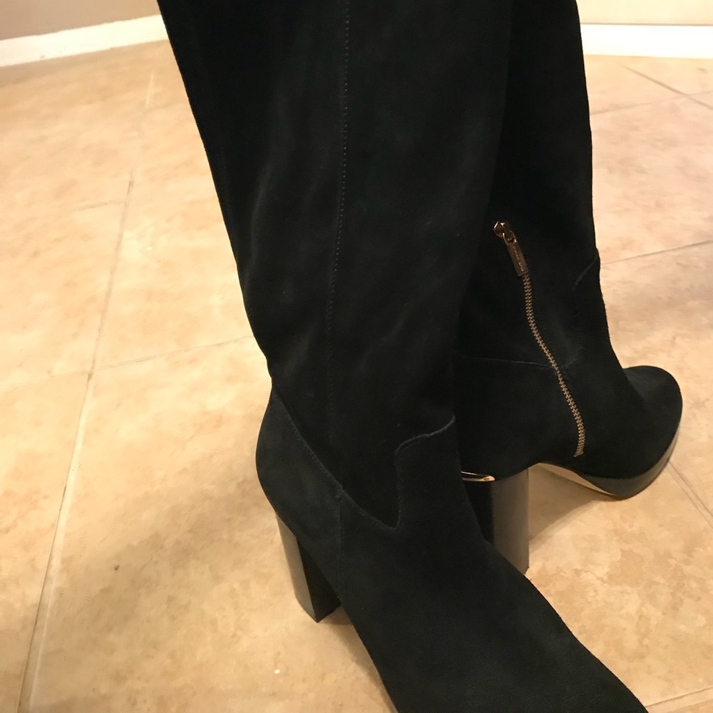 Knee hi suede black Michael Kors Boots